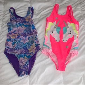 2 girls bathing suits